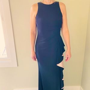 Elegant black evening gown